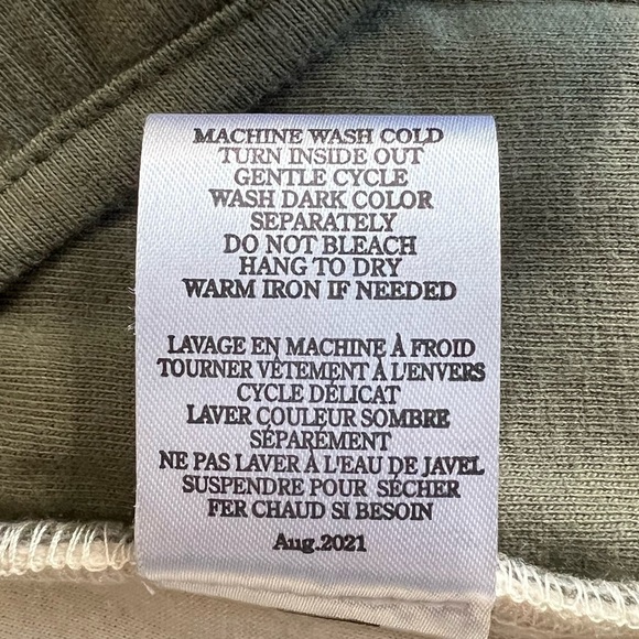 Z Supply Cannon Quilted Sherpa Jacket Dusty Olive Size L NEW - Picture 16 of 16